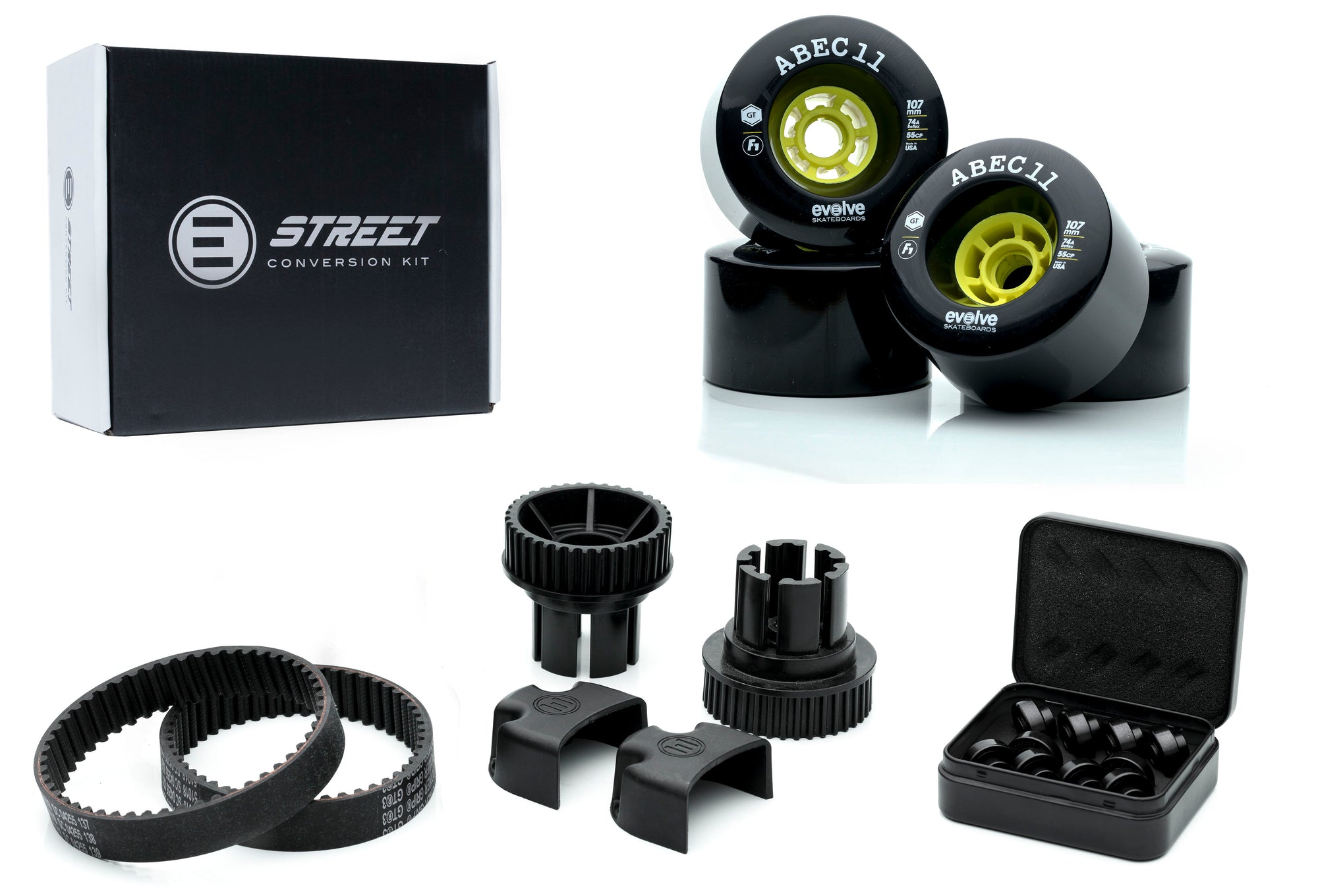 Kit de conversion Ruedas Street F1 ABEC 107mm