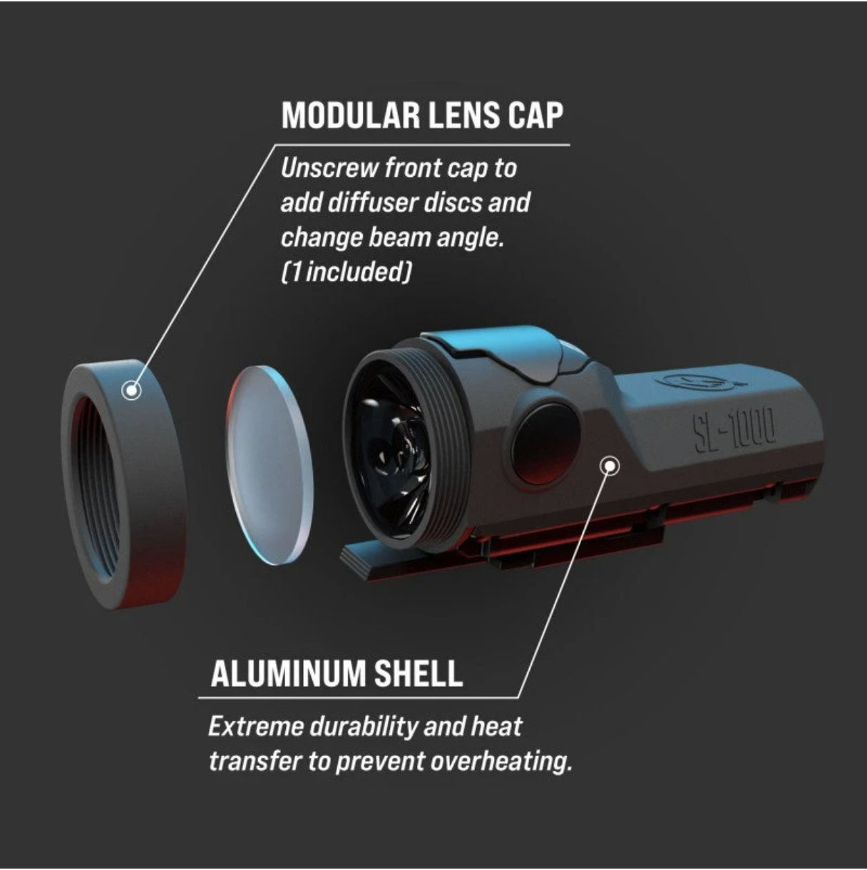 Shredlights SL-1000 Frontal